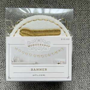 BRAND NEW Wondershop Merry Christmas Garland Banner